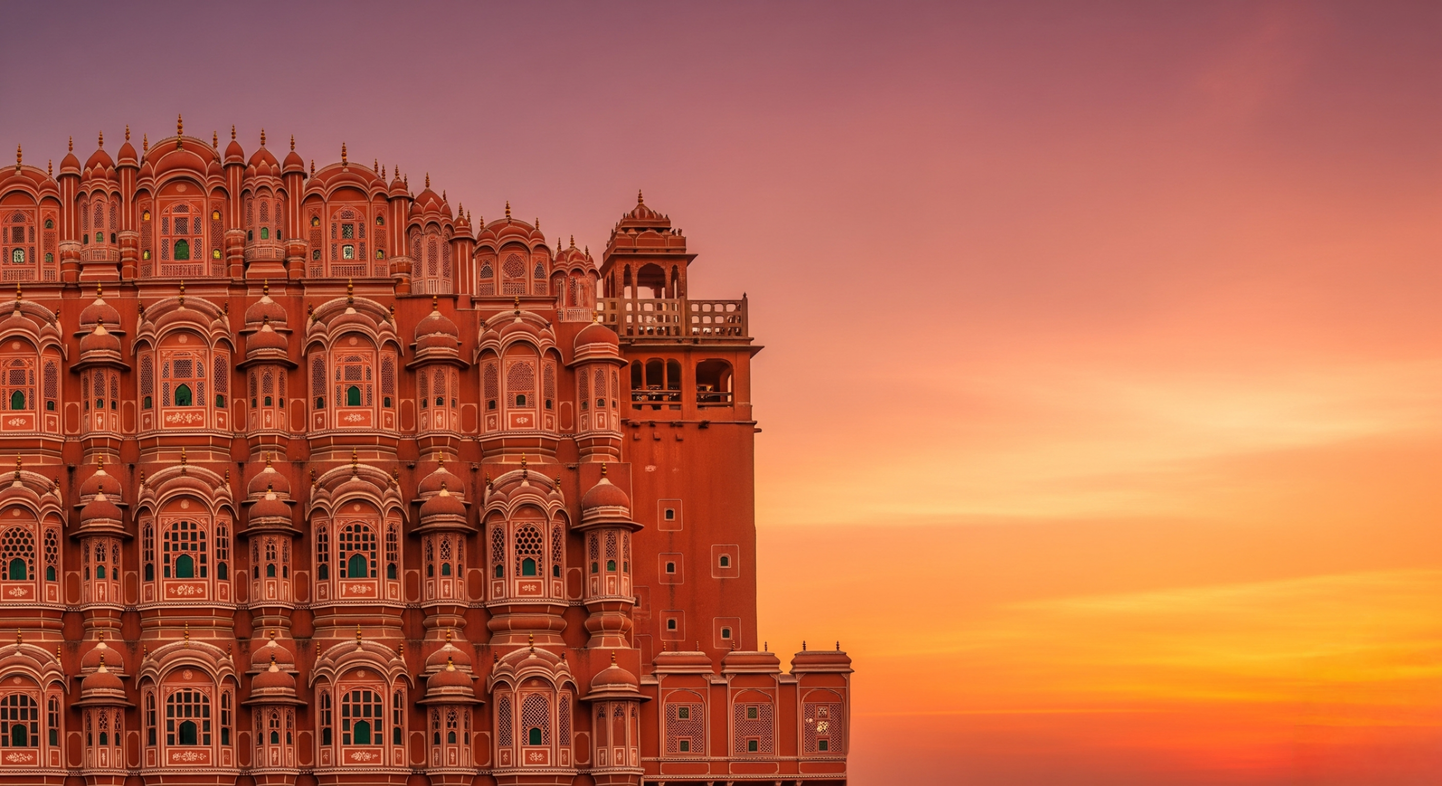 Scenic landscape of Jaipur